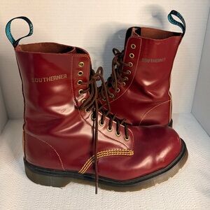 Southerner Men's Burgundy Leather Boots